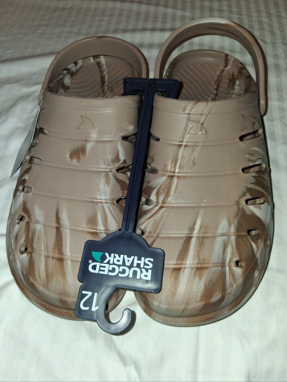 Rugged Shark Mensm's Clogs - Brown - Size 12